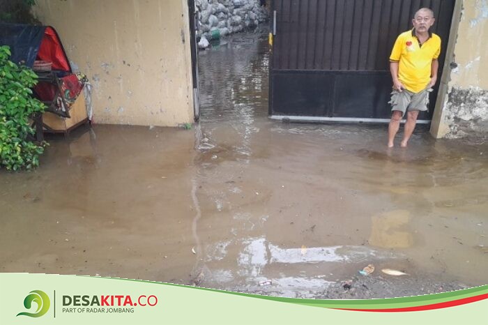 Bukan Sungai Meluap, Ini Penyebab Rumah Warga di Desa Dukuhmojo Jombang Kebanjiran Usai Hujan