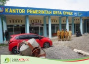 Wujud Nyata Tingkatkan Pelayanan kepada Warga, Pemdes Diwek Jombang Percantik Kantor Desa