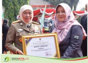 Keren! Pj Bupati Jombang Terima Penghargaan Pembina K3 Terbaik X di Jatim