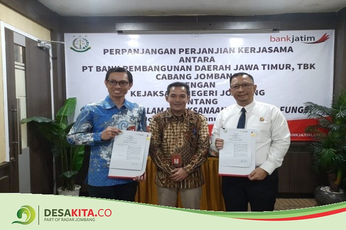 Wujud Mitigasi Risiko Hukum, Bank Jatim Jombang Gandeng Kerja Sama dengan Kejari Jombang