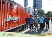 Percantik Wajah Kota! Pemkab Jombang Bikin Hiasan Ornamen di Jembatan Jl A Yani