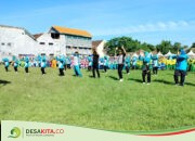 2.089 Siswa Ikuti Gebyar Senam di Alun-Alun Cemara Desa Miagan Jombang, Peringatan HAB Kemenag ke-78