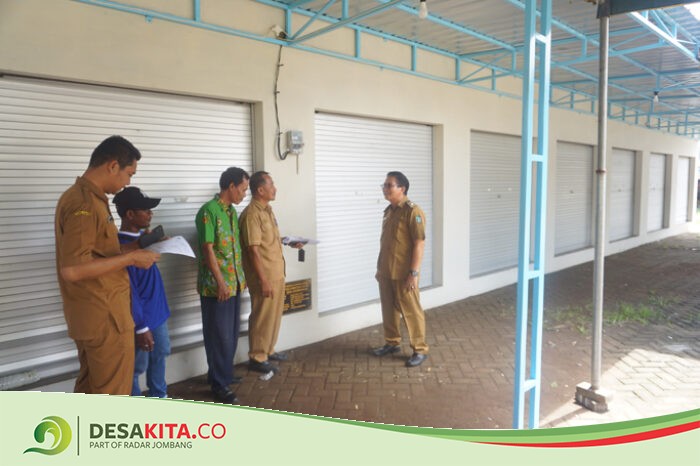 Upaya Bangkitkan Perekonomian Warga, Pemerintah Desa Krembangan, Gudo Jombang Bangunkan Kios Desa
