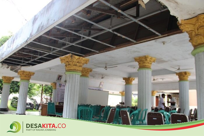 Pendopo Kecamatan Jombang Rusak, Dinas PUPR Jombang Upayakan Perbaiki Tahun Ini Jika Anggaran Mencukupi