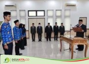 Lakukan Pengambilan Sumpah 8 PNS, Ini Pesan Pj Bupati Jombang
