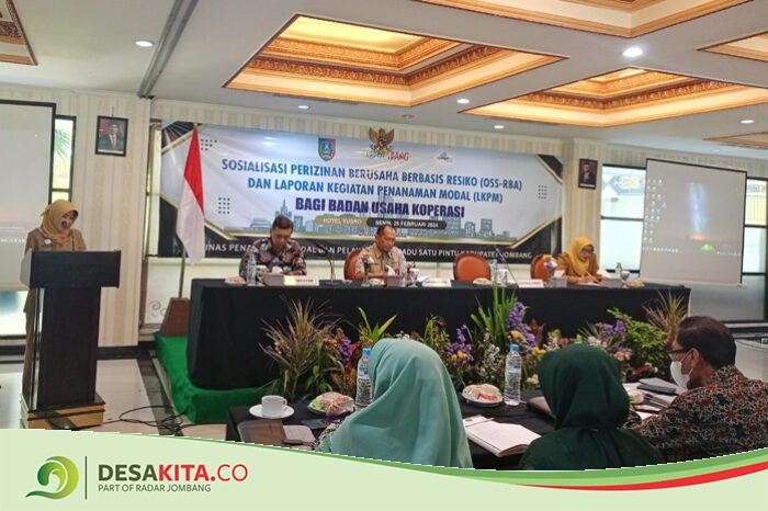 DPMPTSP Jombang Gelar Sosialisasi OSS-RBA dan LPKM untuk Badan Usaha Koperasi