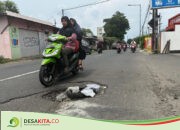 Jalan Mojoagung-Mojoduwur Jombang Banyak Lubang, Bikin Pengendara Waswas