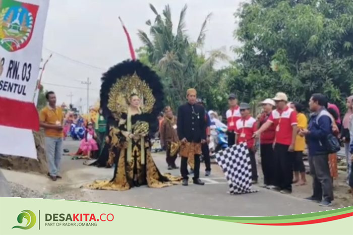 Ada Tradisi Kirab Julen di Desa Sentul Jombang, Wajib Diruwat Sebelum Dibagikan ke Masyarakat, Ini Tujuannya