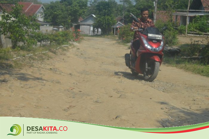 10 Tahun Rusak Tak Ada Perbaikan, Begini Penampakan Jalan di Desa Darurejo Jombang