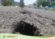 Waduh! Jalan Cor Proyek Kementrian PUPR di Jombang Rusak Lagi Setelah Diperbaiki Tahun Lalu