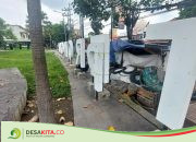 Pecah Hingga Roboh, Neon Box Pasar Peterongan Jombang Makin Tak Terurus