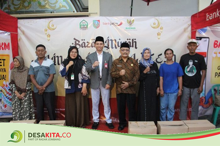 Gelar Bazar Murah dan Santunan Duafa, Upaya Bank Jatim Jombang Dongkrak Perekonomian UMKM
