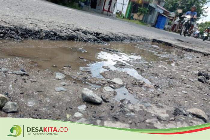 Jalan Penghubung Antardesa di Jombang Penuh Lubang, Dinas PUPR Sebut Masuk Perbaikan Tahun Ini