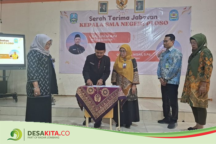 Qoidatun Nisak Resmi Pimpin SMAN Ploso Jombang, Begini Komitmennya Majukan Prestasi Sekolah