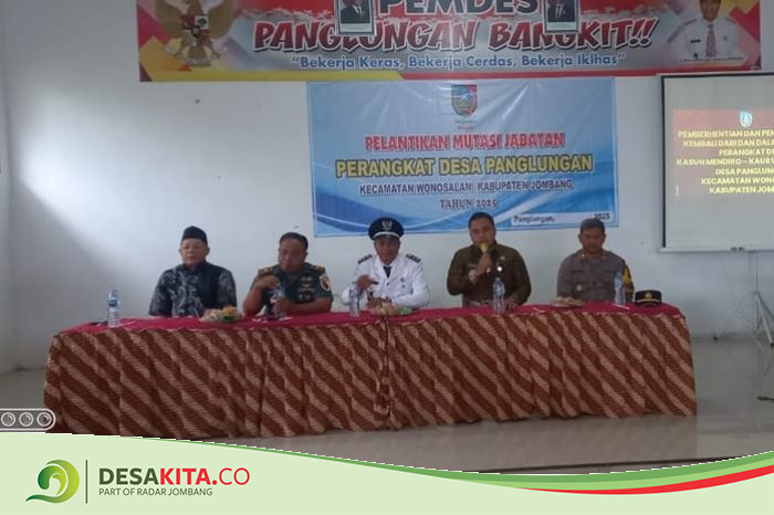 Tingkatkan Layanan Masyarakat, Pemdes Panglungan Jombang Lakukan Mutasi Perangkat Desa