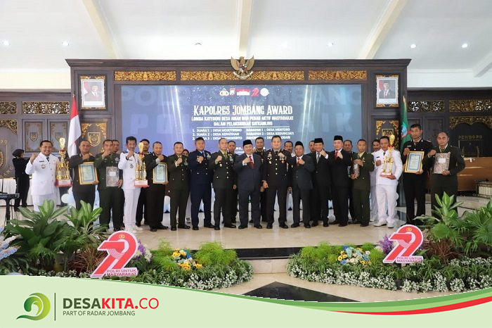 6 Desa di Jombang Raih Penghargaan Kapolres Award Desa Aman 2025