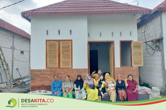 Desa Mojopilang, di Kabupaten Mojokerto ini Dukung Bedah Rumah 94 Rumah Tidak Layak Huni