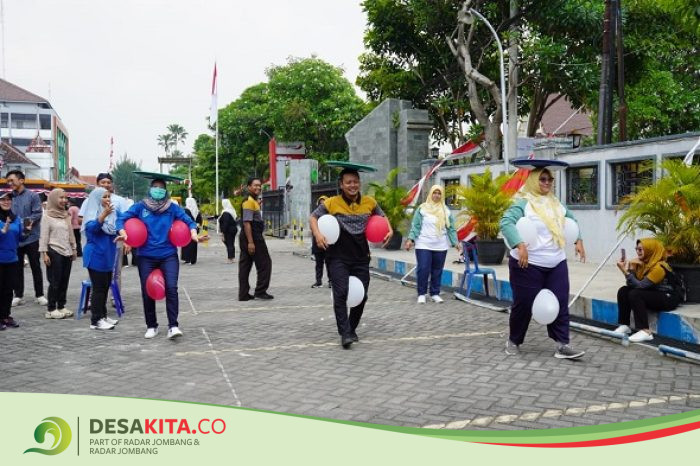 Peringati HUT ke-80 RI, RSUD Jombang Gelar Lomba Tradisional hingga Apresiasi Pegawai Purnatugas