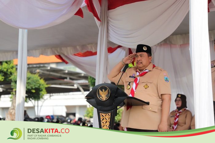 Pimpin Upacara Hari Pramuka, Bupati Warsubi Ajak Pramuka Jadi Garda Terdepan Bangun Ketahanan Bangsa