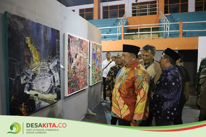 Hadiri Pemeran Lukisan, Bupati Warsubi Dorong Pelaku Seni Terus Berkarya