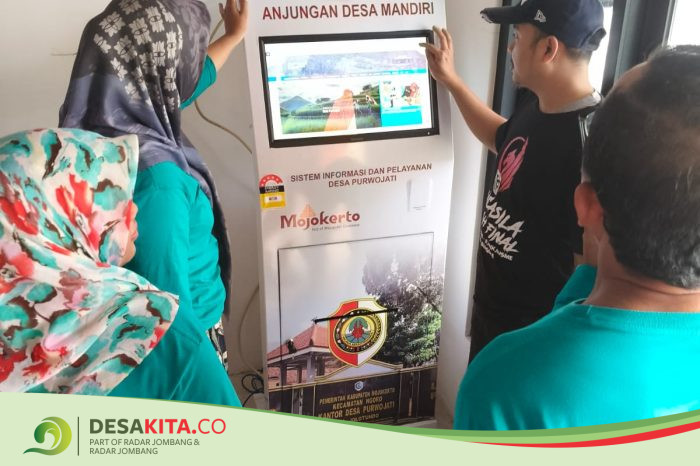 Desa Purwojati, Kecamatan Ngoro, Layani Administrasi Warga, Luncurkan Anjungan Desa Mandiri