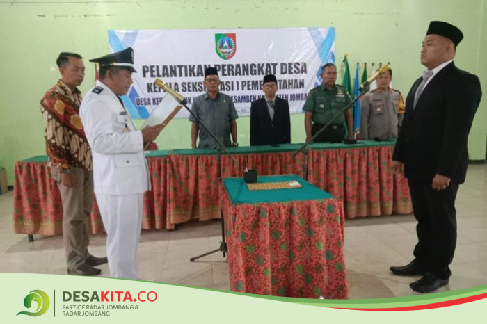 Desa Kedungbetik, Kecamatan Kesamben Jombang Sukses Selenggarakan Pengisian Perangkat Desa, Ini Jabatan yang Dilantik