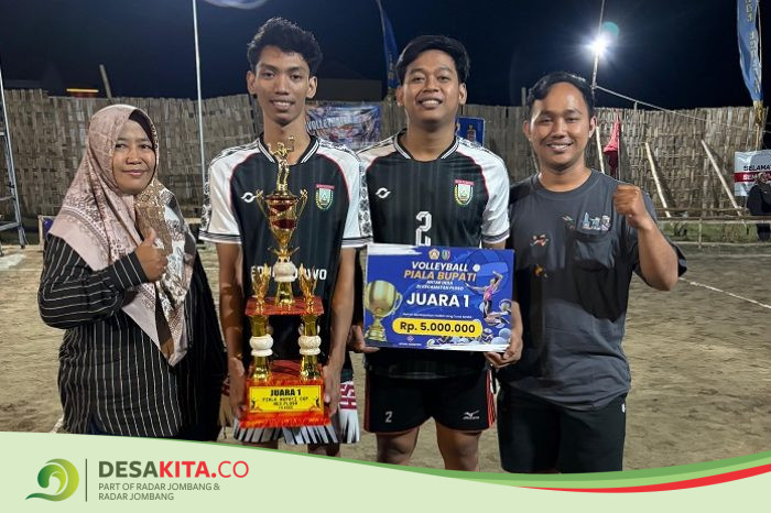 Desa Kedungdowo, Kecamatan Ploso  Raih Juara 1 Volley Ball Bupati Cup 2025, Begini Kunci Suksesnya
