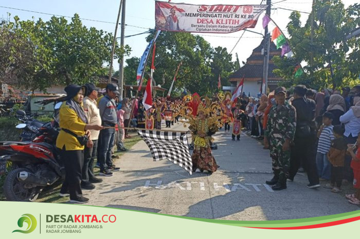 Meriahkan HUT Kemerdekaan RI, Desa Klitih, Kecamatan Plandaan Adakan Gerak Jalan dan Karnaval