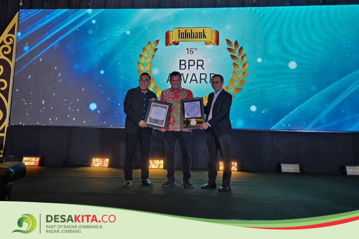 Bank Jombang Sabet Dua Penghargaan Bergengsi: Kinerja Sangat Bagus 2024 dan Platinum Award 10 Tahun Berturut-turut
