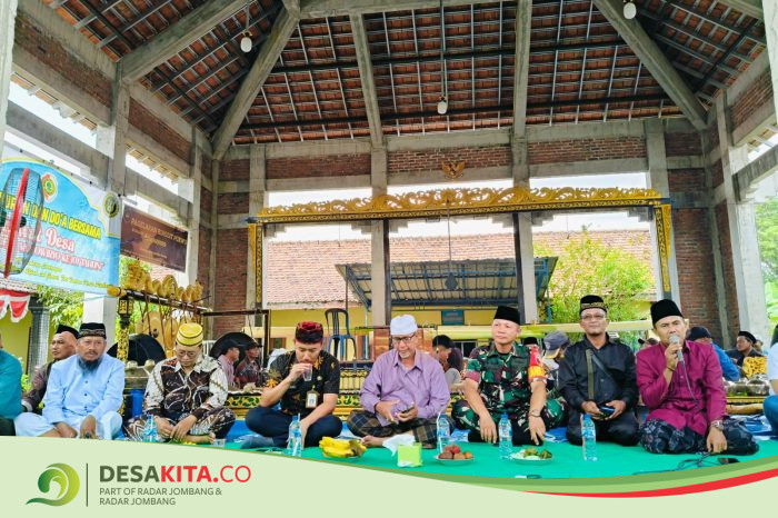Desa Mojowiryo, Kecamatan Kemlagi 101 Tahun Usia Desa, Warga Sumbang 400 Tumpeng