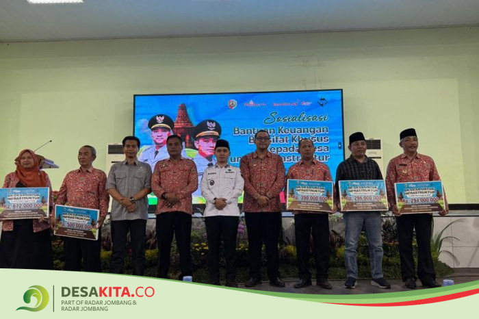 Desa di Mojokerto Digerojok Bantuan Keuangan Rp 83 Miliar, Dukung Percepatan Pembangunan, Tingkatkan Kualitas Pelayanan Dasar