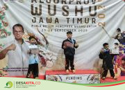 Atlet Wushu Borong Enam Medali Kejurprov dan Surabaya Wushu Championship 2025
