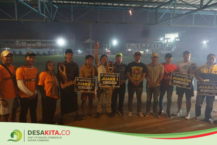 Kenalkan Potensi Desa, Desa Miagan, Kecamatan Mojoagung Jombang Gelar Turnamen Sepak Bola
