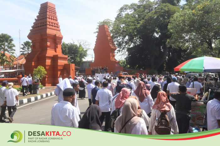 Pamong Mojopahit Ancam Gelar Aksi Lebih Besar Imbas Pemangkasan ADD 2026 Rp 30 Miliar