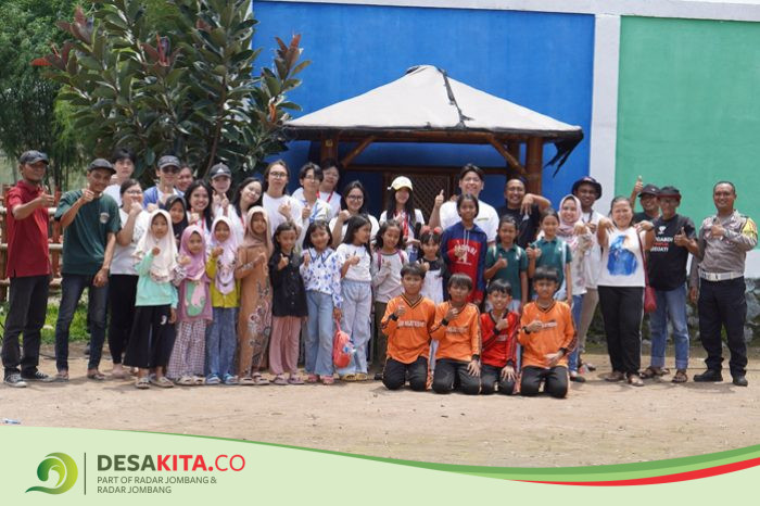 Upaya Ramaikan Taman Dolanan, Desa Mojotrisno, Kecamatan Mojoagung Jombang Gandeng Akademisi