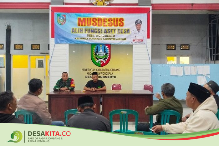 Upaya Percepatan Pembangunan KDMP, Desa Wonomerto, Kecamatan Wonosalam Jombang Gelar Musdes