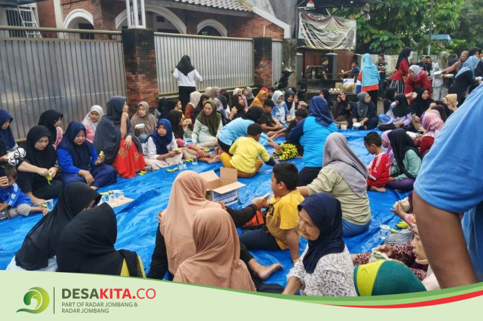 Sambut Ramadan, Desa Kepatihan Kecamatan Jombang Gelar Sedekah Desa
