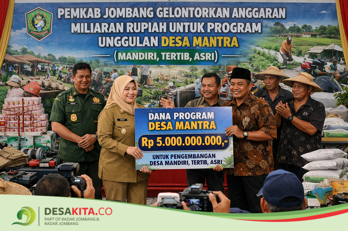 Pemkab Jombang RealisasikanAnggaran Desa Mantra Rp 114 Miliar, RT/RW Segera Terima Honor