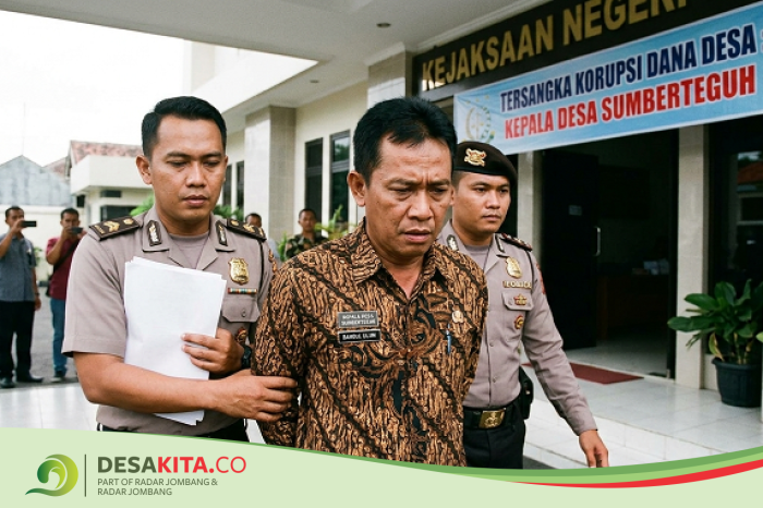 Masih Jadi Tahanan Polresta Mojokerto, Kini Eks Kades Sumberteguh Jadi Tersangka Korupsi Dana Desa