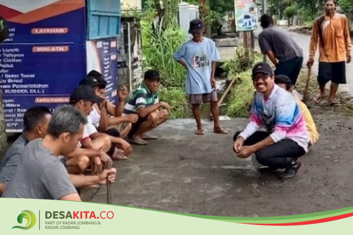 Sambut Ramadan, Desa Bandung, Kecamatan Diwek Ajak Warga Gelar Kerja Bakti Lingkungan