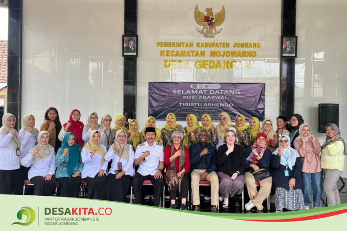 Desa Gedangan, Kecamatan Mojowarno Jombang Jadi Contoh Sinergi Program Kesehatan Ibu dan Bayi