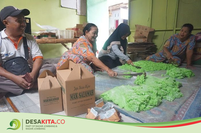 Desa Kedawong, Kecamatan Diwek Jombang Kembangkan Sentra Industri Tape Ketan Hijau