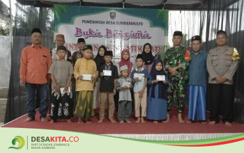 Peduli Sesama, Desa Sumbermulyo, Kecamatan Jogoroto Gelar Buka Bersama dan Santunan Anak Yatim
