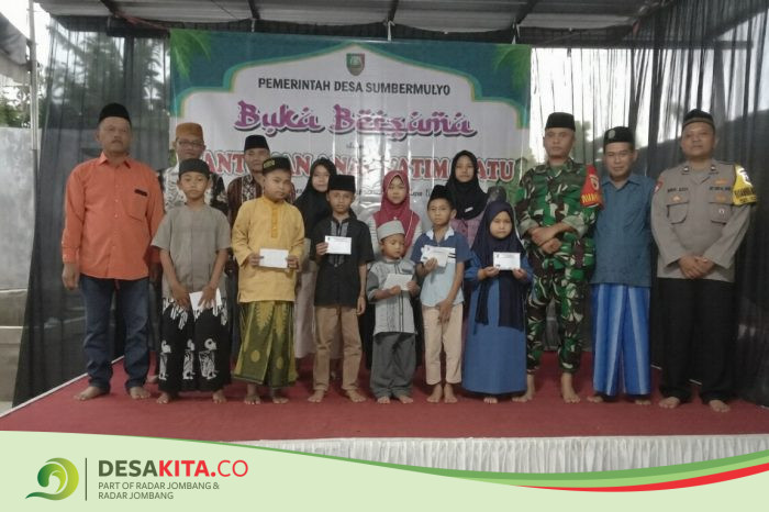 Peduli Sesama, Desa Sumbermulyo, Kecamatan Jogoroto Gelar Buka Bersama dan Santunan Anak Yatim
