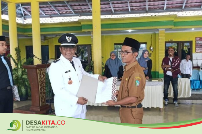 Desa Gadingmangu, Kecamatan Perak Lantik Kadus Baru untuk Optimalkan Pelayanan Masyarakat