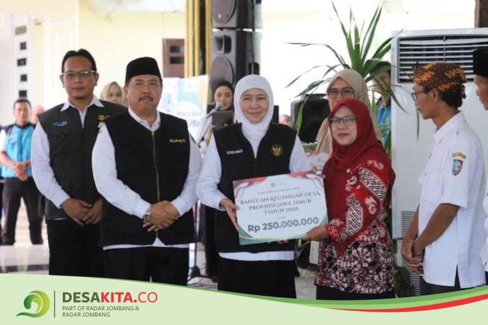 Makin Maju!  Desa Tampingmojo, Kecamatan Tembelang Manfaatkan BK Pemprov untuk Rehab Pendopo Desa