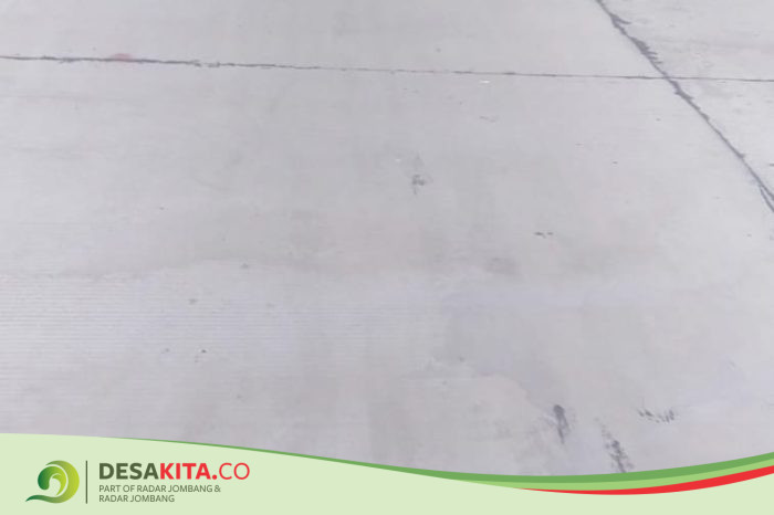 Desa Mojogebang, Kecamatan Kemlagi Jalan Poros Baru Permudah Akses Warga