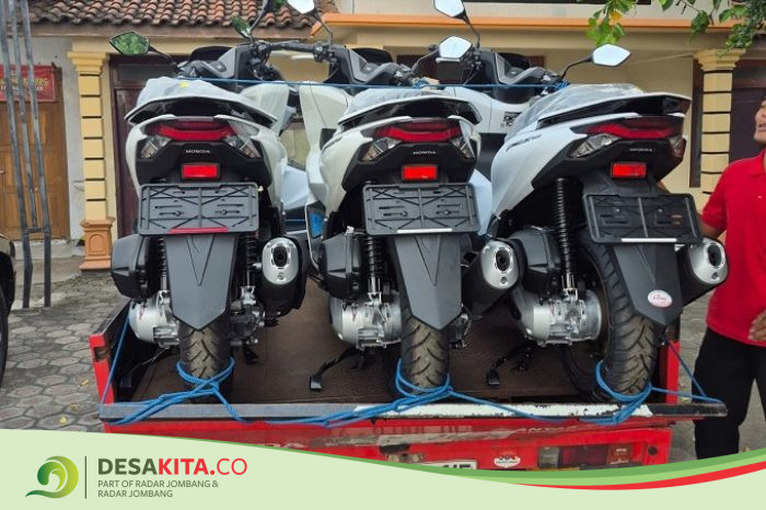 Tunjang Pelayanan Desa, Motor Operasional Kades Jenis Ini Mulai Tiba di Desa