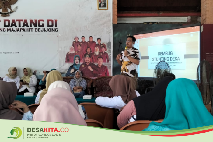Desa Bejijong, Kecamatan Trowulan Antisipasi Kasus Gizi Buruk, Pemdes Gelar Rembug Stunting