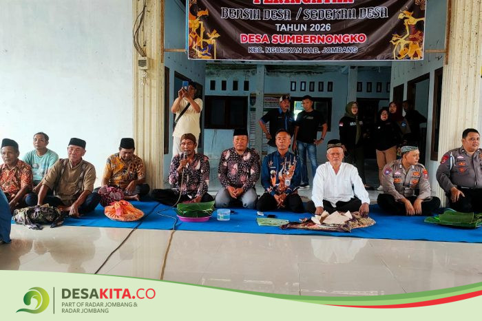 Desa Sumbernongko, Kecamatan Ngusikan Rutin Gelar Sedekah Desa, Wujud Nguri-uri Tradisi Leluhur